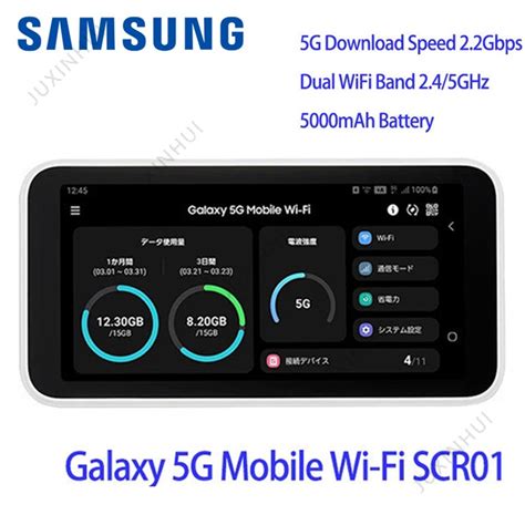 Samsung Galaxy 5G Mobile Wi Fi SCR01 5g 4g Wireless Router .